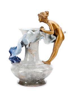 Aristide Croisy, Longwy Art Nouveau Vase