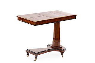 William IV Rosewood Work, Reading or Music Table
