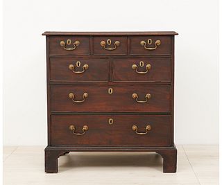 ENGLISH DIMINUTIVE ENGLISH CHIPPENDALE CHEST