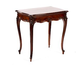 French Louis XV Style Walnut Occasional Table