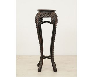 ASIAN CARVED PLANT STAND