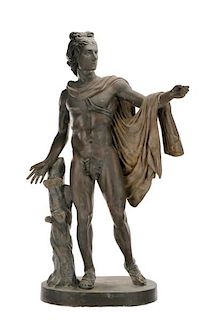 Lifesize Bronze Sculpture, Apollo Belvedere