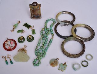 14k and 18k Gold Chinese Jade Jewelry