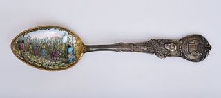 New Orleans Enameled Souvenir Spoon