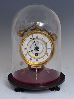 French Balancing Ball Skeleton Clock