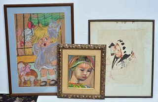 Group of 3 Art Works