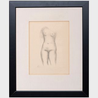 Aristide Maillol (1861-1944): Nude