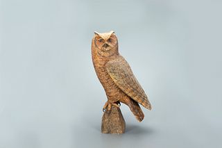 Life-Size Great Horned Owl, Frank S. Finney (b. 1947)