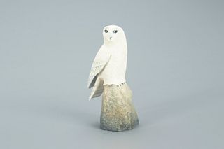 Miniature Snowy Owl, Frank S. Finney (b. 1947)
