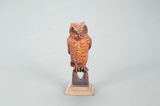 Miniature Great-Horned Owl, Frank S. Finney (b. 1947)