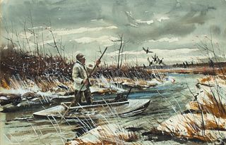 Chet Reneson (b. 1934), Black Duck Marsh