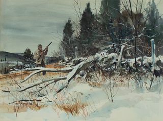 Chet Reneson (b. 1934), Grouse Hunting