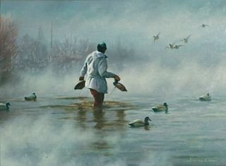Daniel Loge (b. 1954), Duck Hunting