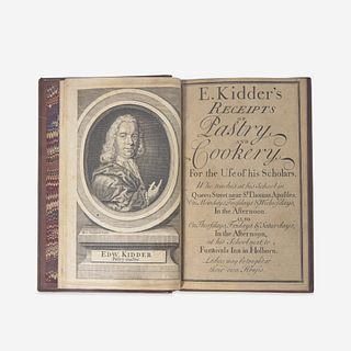[Food & Drink] E. Kidder's Receipts of Pastry and Cookery, For the Use of his Scholars...