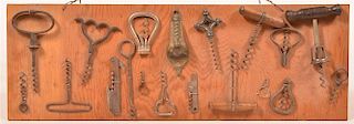 19 Various Antique Cork Screws.