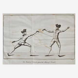 [Sporting] [Fencing] McArthur, J(ohn). The Army and Navy Gentleman's Companion; or a New and Complete Treatise on the Theory and Practice of Fencing..