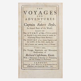 [Travel & Exploration] (Chetwood, William Rufus) The Voyages and Adventures of Captain Robert Boyle, in Several Parts of the World...