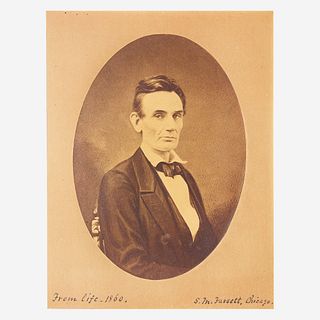 [Americana] Lincoln, Abraham Photographic Portrait