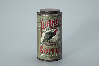 Turkey Brand Coffee Tin