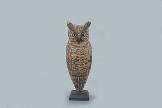 Owl Decoy, Leonard Doren (1895-1965)