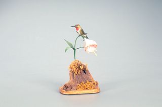 Hummingbird on Flower, Joseph A. "Tony" Bua