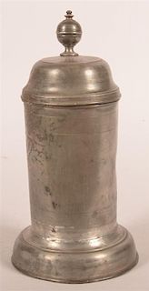 Dated 1837 Signed F.G. Pewter Stein
