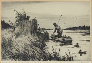 Ogden M. Pleissner (1905-1983), The River Blind