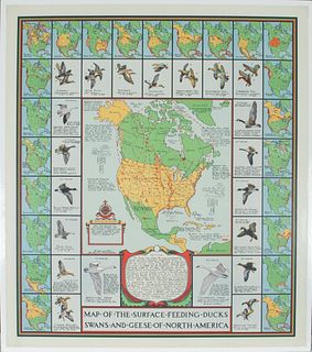 Richard E. Bishop (1887-1975), Two Bird Maps