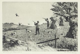 Aiden Lassell Ripley (1896-1969), Hunting for Pheasants