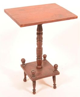American Mixed Wood Candle Stand.