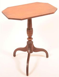 American Federal Cherry Tilt Top Candle Stand.
