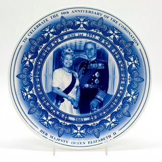 Wedgwood Queens Ware Plate, 50th Anniversary