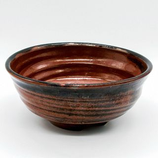 American Folk Art Pottery Bowl