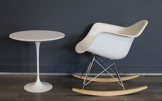 Knoll Saarinen Tulip Table & Eames Rocking Chair