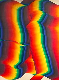 Ay-O Silkscreen, Rainbow Composition