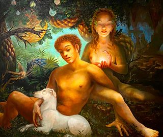 William Girard Oil, Adam and Eve