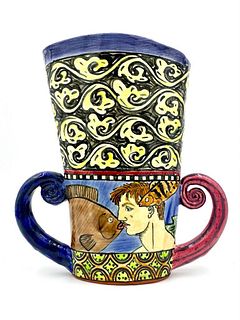 Daniel Thomas Postonik Ceramic Vase Form