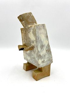 American Studio Ceramic Sculpture, Robot Reader