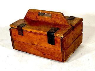 Rustic Antique Wood Tool Box