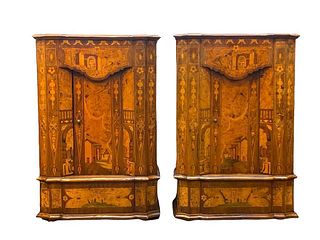 Pair of South German/Austrian Baroque Style Cabinets