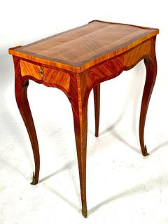 Louis XV Satinwood and Tulipwood Writing Table, 18thc.