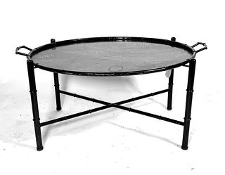 Chinoiserie Tole Piente Tray Coffee Table
