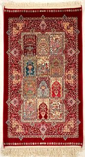 Art Silk Hereke Carpet, Turkish