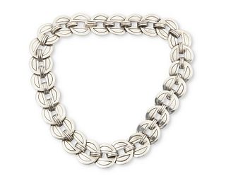 A Hector Aguilar silver link necklace