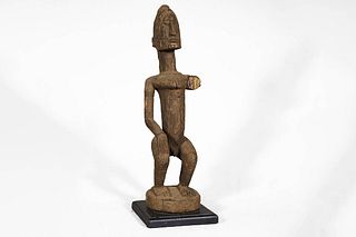 Distressed Wooden Dogon Statue 20" – Mali