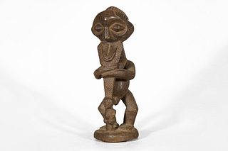 Charming Male Hemba Ancestor Figure 12" – DR Congo