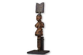 Elegant Yoruba Shango Statue 17" – Nigeria