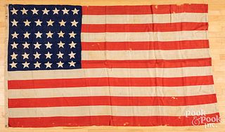 United States thirty-seven star wool American flag