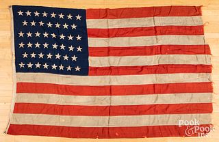United States forty-six star wool American flag