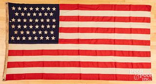 United States forty-six star wool American flag